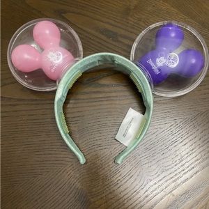 Disney Parks Mickey Mouse Play in the Park Balloon Light Up Ears Headband Pastel